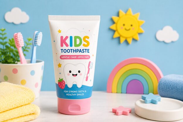 Kids toothpaste manufacturer developing private label children's toothpaste