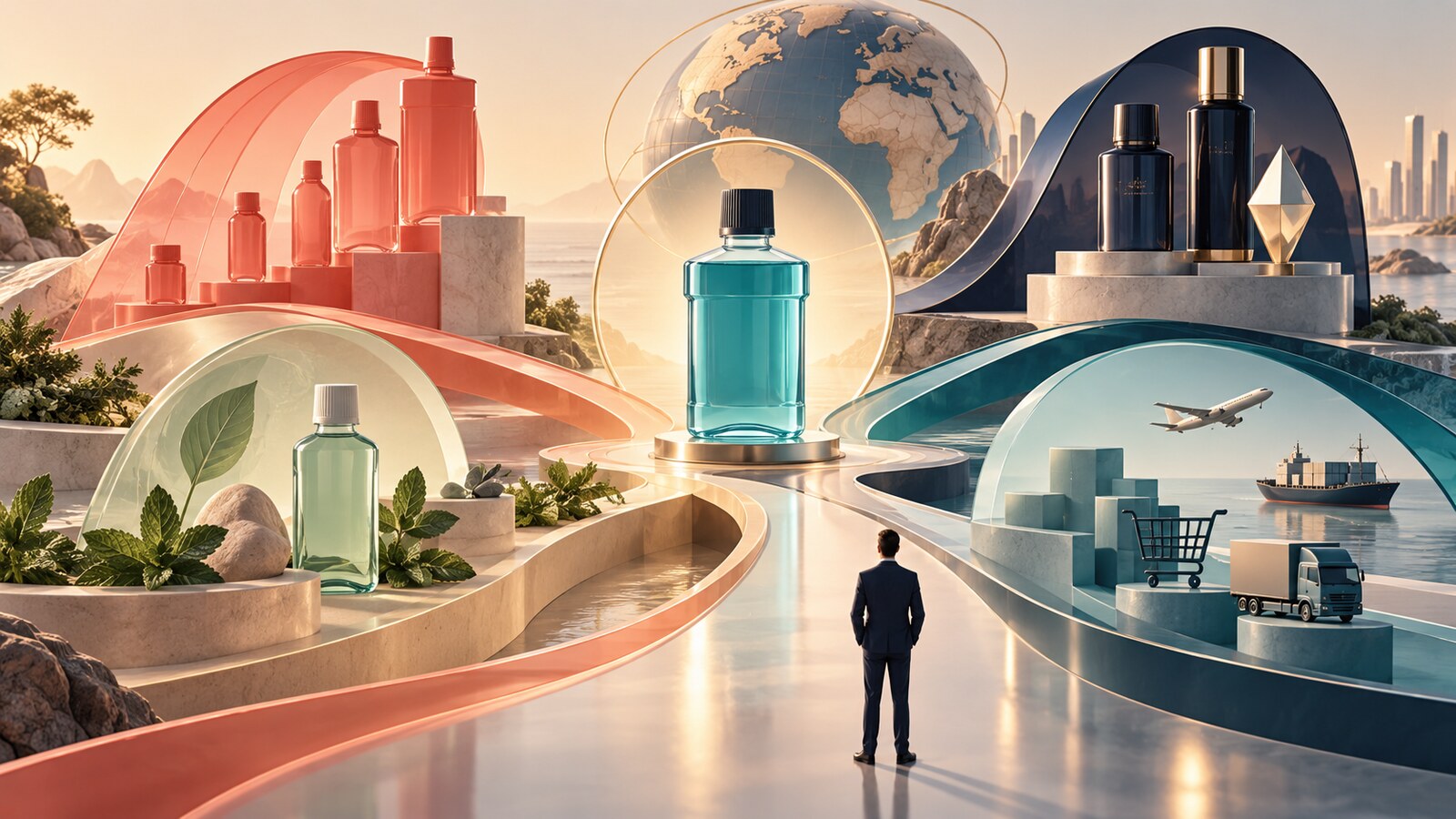 Visual overview of mouthwash market trends considered by OEM buyers