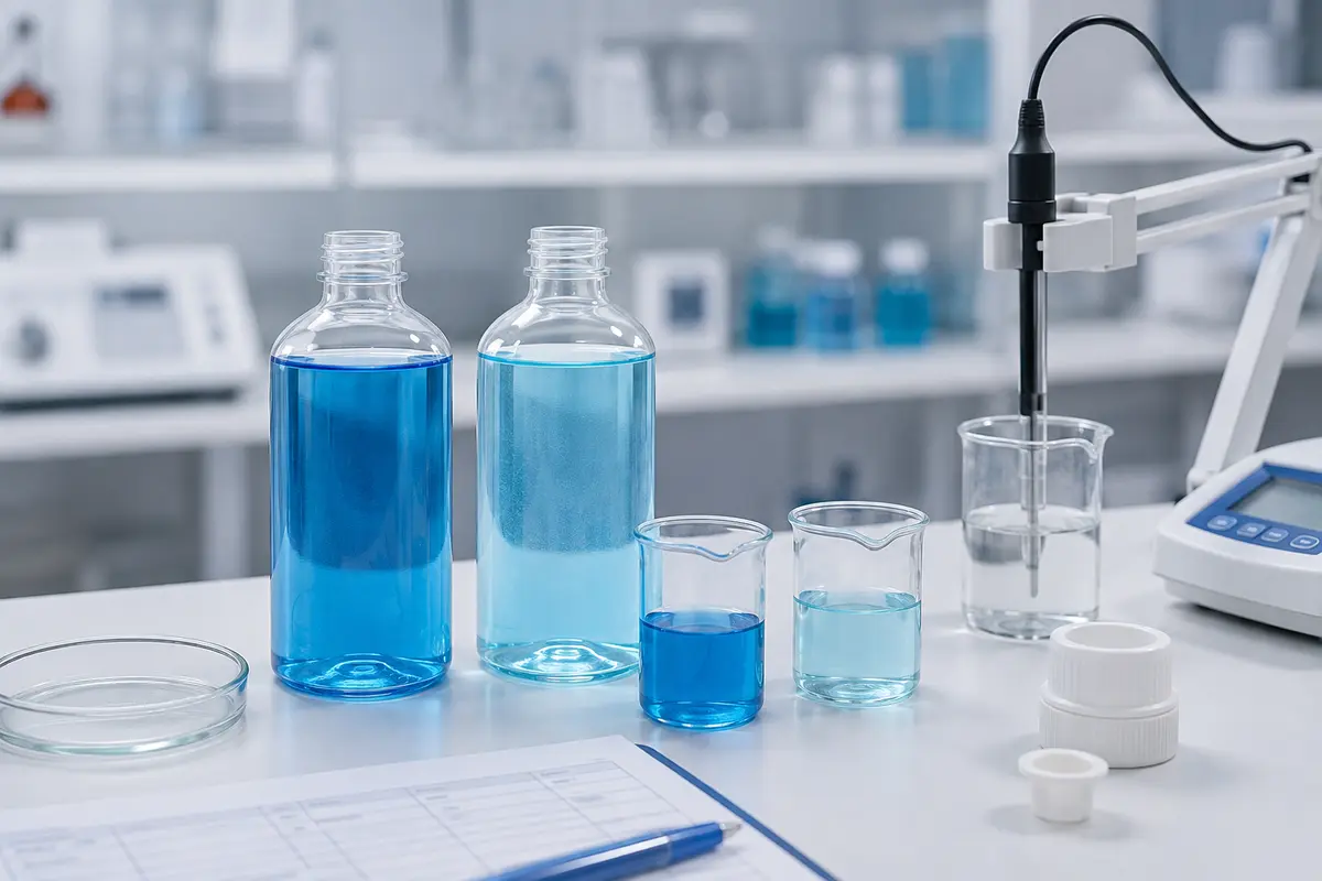 Mouthwash reformulation samples under manufacturer review