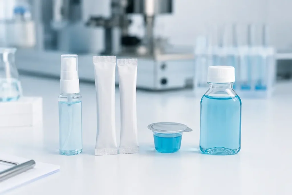 Portable oral care formats compared before formula development